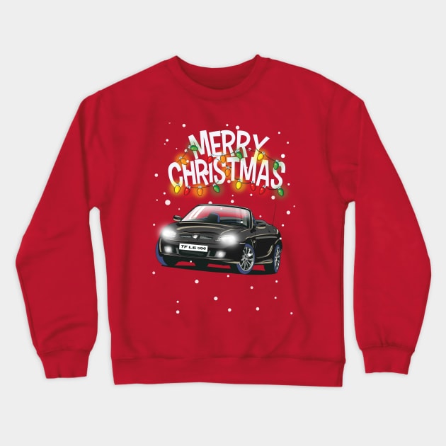 MG TF LE500 Christmas Jumper design Crewneck Sweatshirt by Webazoot